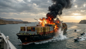 Cargo Vessel Struck by Projectile in Strait of Hormuz, Crew Evacuates – UK Maritime Authority